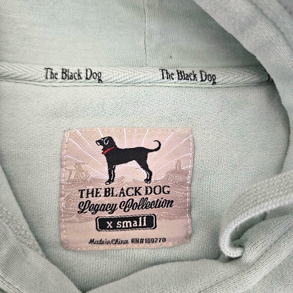 The Black Dog Women's Classic Fleece Hooded Sweatshirt Pullover Size X-Small - Picture 5 of 10